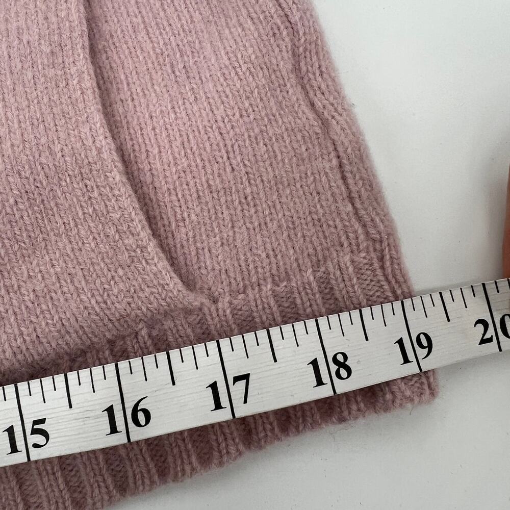 Weekend Max Mara Hooded Wool Sweater Vest Cardigan Pink Full Zip Large READ - Picture 15 of 16